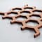 Ekena Millwork Extra Small Westmore Decorative Fretwork Wood Wall Panels, Cherry, 4 7/8"W x 7 3/8"H x 3/8"T WALW08X08X0375WSTCH - alternate 2